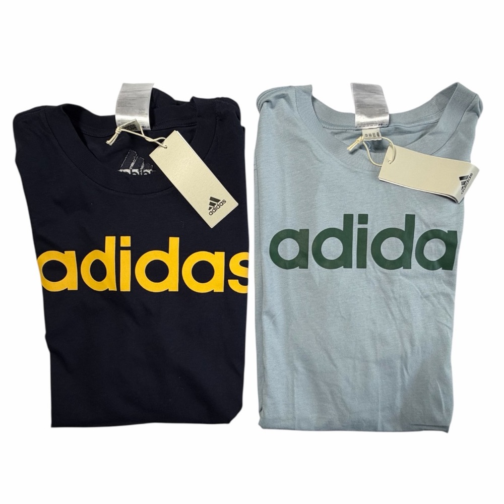 Two NWT Men’s Adidas T-Shirts Size Medium Short Sleeve Shirts